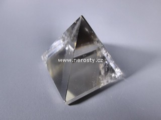 smoky quartz, pyramid