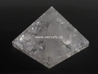rock crystal, pyramid