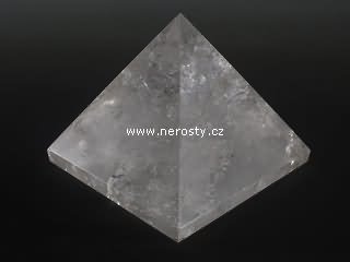 rock crystal, pyramid