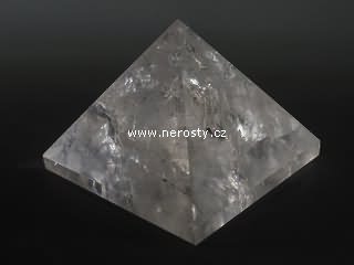rock crystal, pyramid