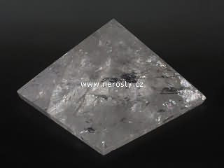 rock crystal, pyramid