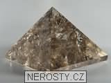 smoky quartz, pyramid